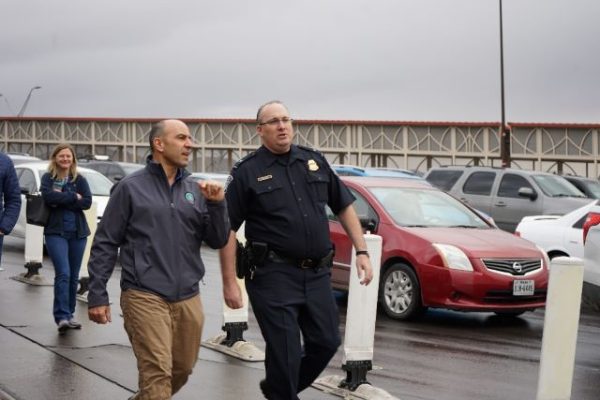 Rep. Panetta surveys a border crossing with CBP leadership