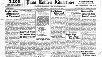 Paso Robles History 1932