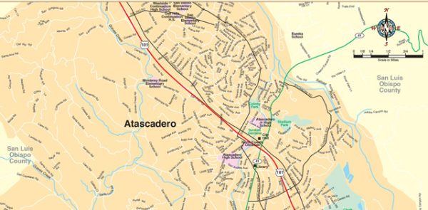 advertise on Atascadero Map