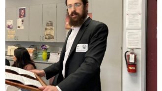 Local rabbi visits high school students