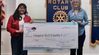 Paso Robles Sunrise Rotary donates to Hospice SLO