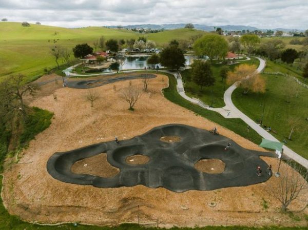 Ribbon cutting marks opening of Paso Robles pump track 