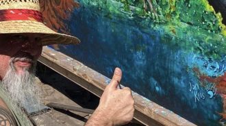Zoo to unveil new beaver mural created by local Chumash artist